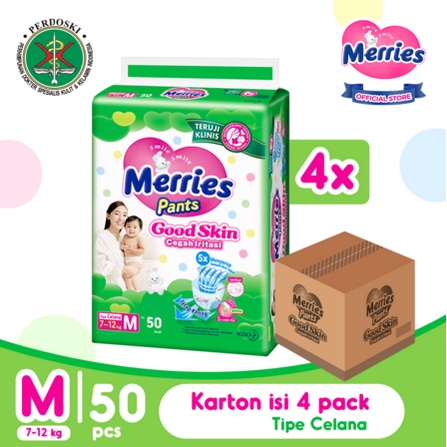 MERRIES PANTS GOOD SKIN PANTS M48 L42 XL38 EDISI KARTON ISI 4PCS