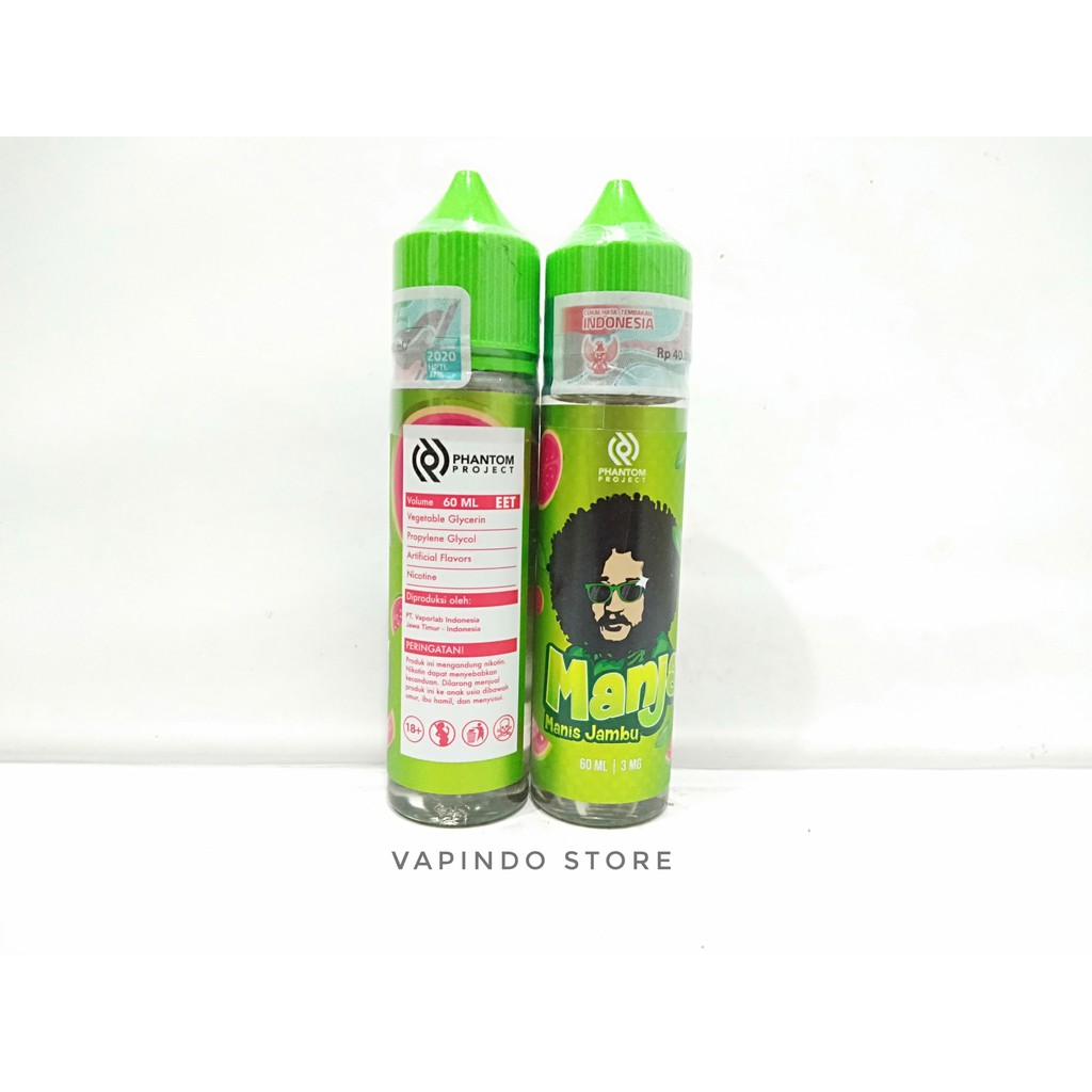 MANJA MANIS JAMBU 60ML 3MG INDONESIAN JUICE ISA BAJAJ PHANTOM PROJECT