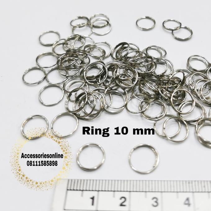 

(BISA COD) Ring Polos 10mm Nekel isi 10gross PROMOKode 1991