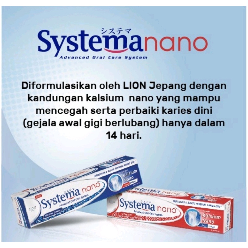 PASTA GIGI SYSTEMA NANO  SPRING FRESH 190GR