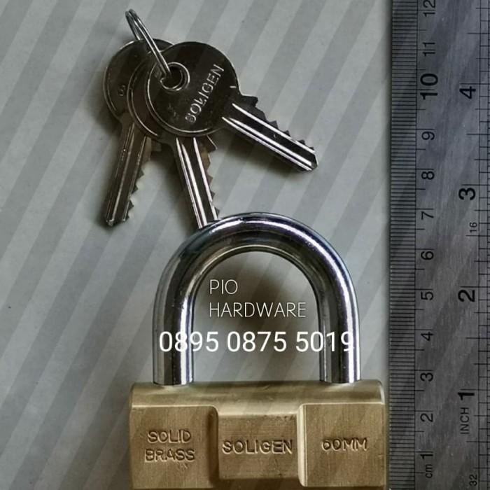 Padlock / Gembok Soligen 60Mm Kuningan