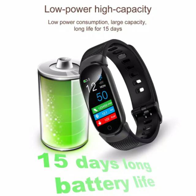 Fashion Smartwatch Fitness Tracker Jam Tangan Perhiasan Anti Air