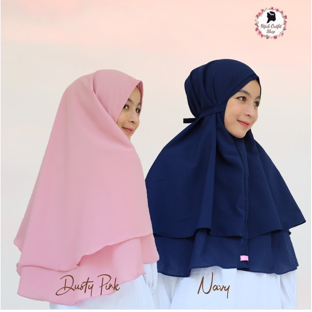 PROMO!!! Jilbab Instan Siria Series 1Slup Crepe High Quality Antem Tammia Rempel Depan Praktis Work