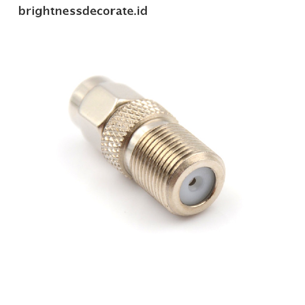 Adapter Konektor Tipe F Female Ke Sma Male Plug Coaxial Warna