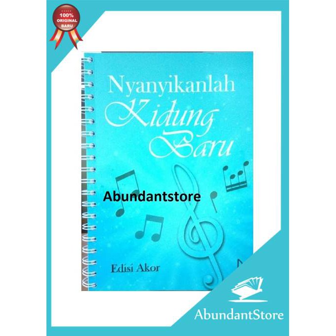 Buku Nyanyikanlah Kidung Baru edisi Akord - NKB Akord