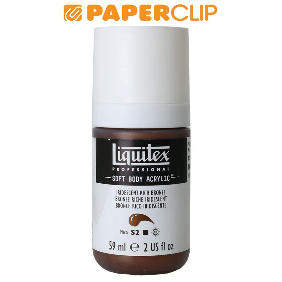 

ACRYLIC SOFT BODY LIQUITEX 59ML S2 1959229LQ IRIDESCENT RICH BRONZE