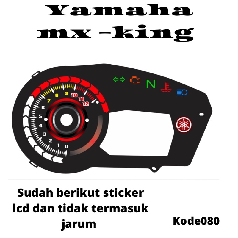 Papan panel Custome speedometer Yamaha MX KING 150