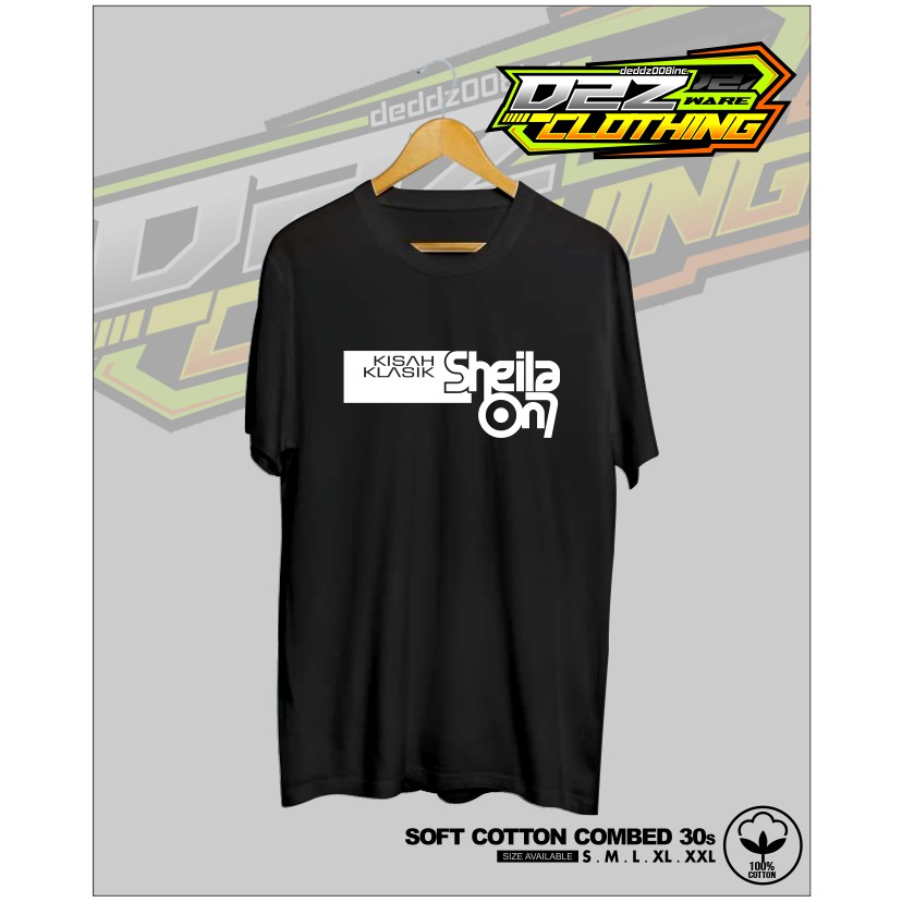 Original Kaos Baju Tshirt Distro KISAH KLASIK SHEILA ON 7 Terlaris - D2Z