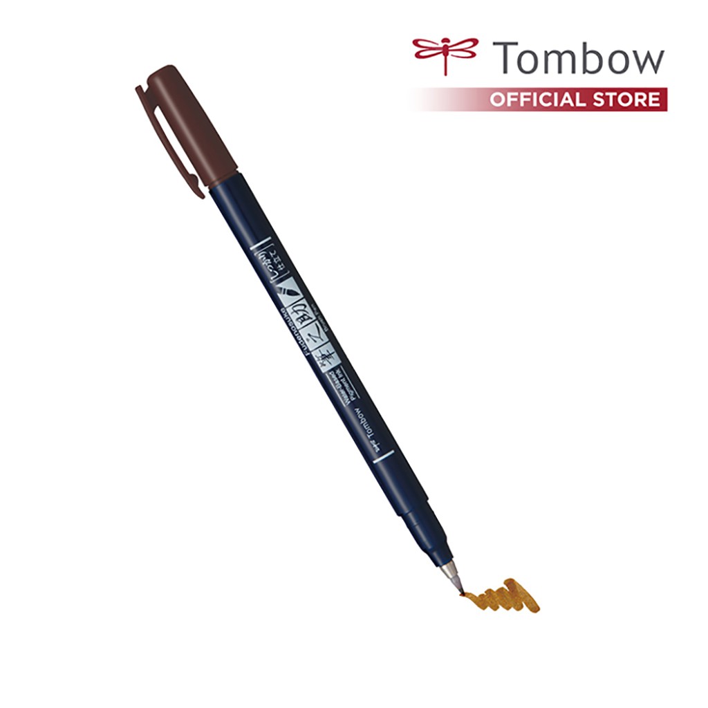 

Tombow Fudenosuke Hard Tip Brown