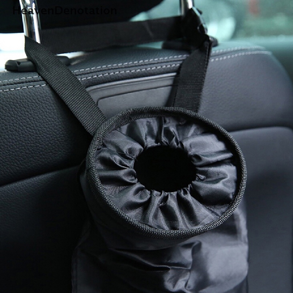 [HeavenDenotation] Car trash can garbage hanging bag holder container auto back seat storage bags