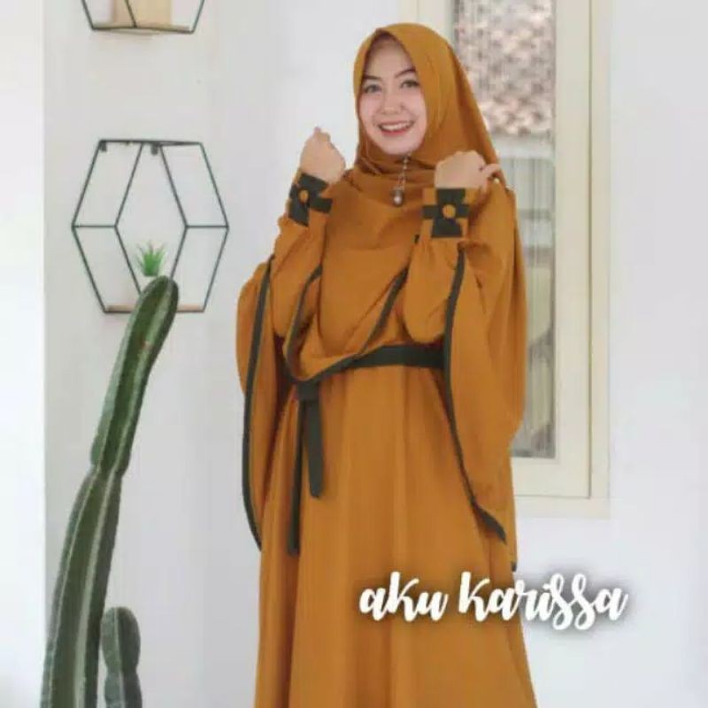 MAHARANI GAMIS  SET SYARI WANITA