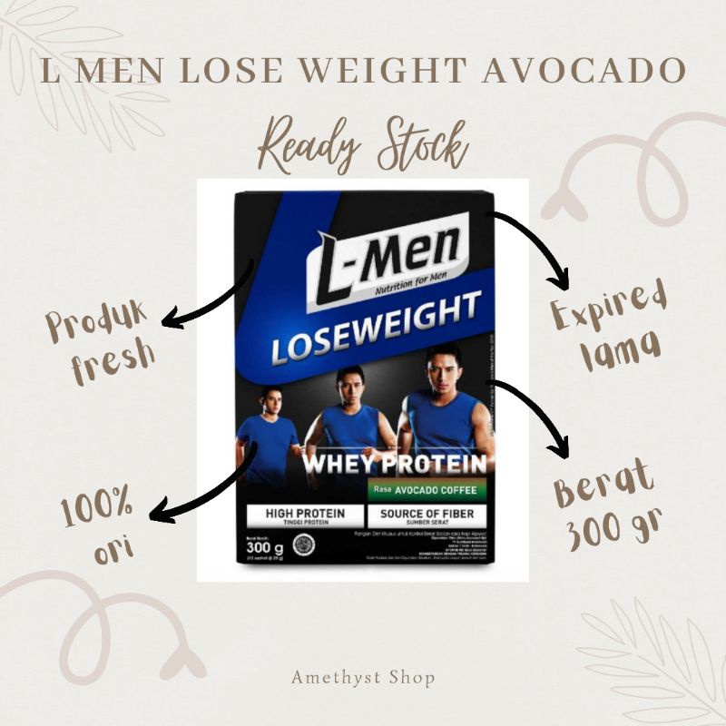 [NUTRIMART] L Men Lose Weight Avocado Coffee 300 gr