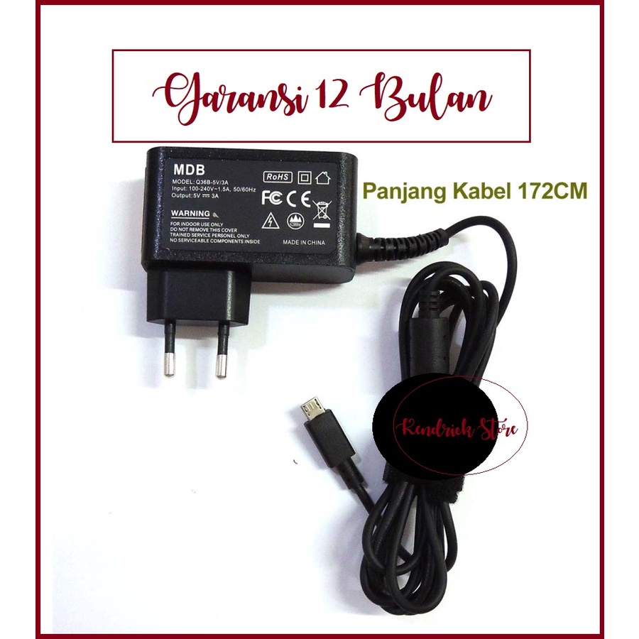 Charger Adaptor Acer Iconia Tab One B1-720, B1-A71, B1-710, A3-A30