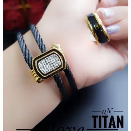 Titanium gelang cincin wanita i155