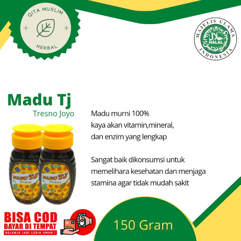 

Madu murni TJ Tresno Joyo Original 150 gr