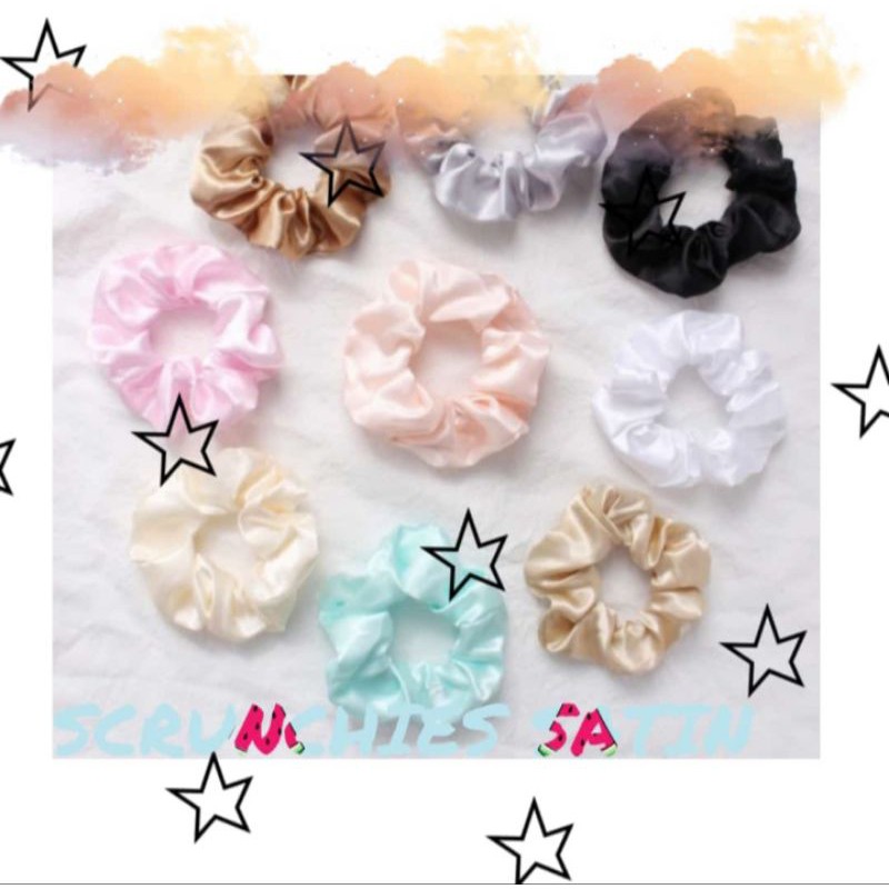 

scrunchies satin