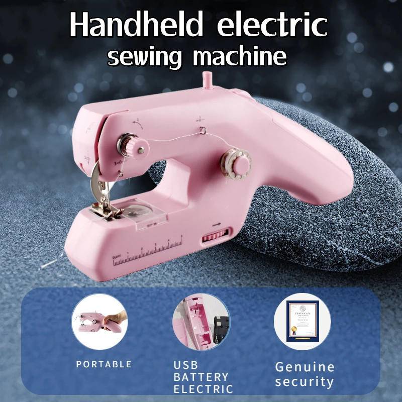 Mesin Jahit Genggam Mini Mesin Jahit Handy Stitch Mini Portable Handheld Sewing Machine/Mesin Jahit Tangan - HH6P