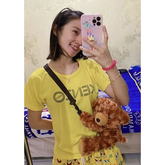 Tas Ransel Bulu Halus Wanita BESTIE RABBIT Tas Lucu Bulu Lembut Tas Perempuan Baby Bunny Beauty Bisa COD-CoklatTua Merangkul