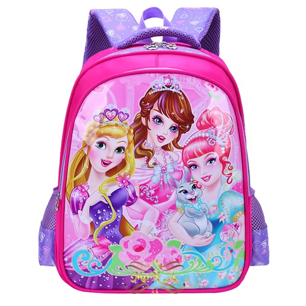 Tas Ransel Sekolah Anak SD / TK / PG Backpack karakter Cewek Girls - M0168