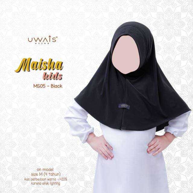 Bergo maisha kids ori by uwais hijab