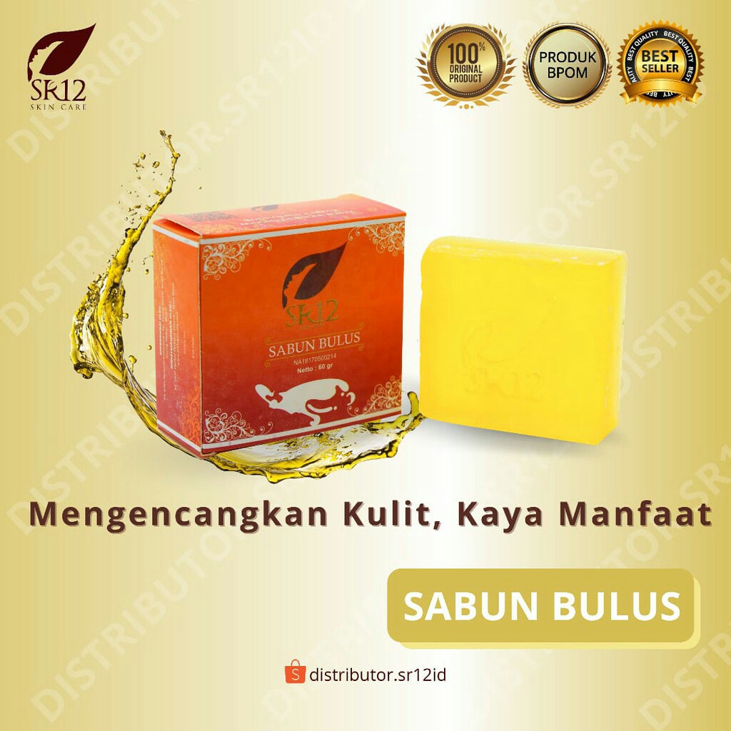 Sabun Minyak Bulus SR12 - Duo Paket Komplit Massage and Herbal Soap Bulus SR 12 - Original 100% Official Agen Resmi