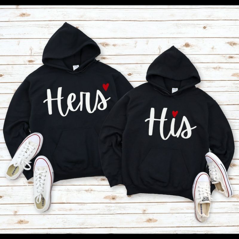 Hoodie Jumper SOULMATE (S - 6XL) SOUL MATE COUPLE Jaket The Rain and The Rainbow BIGSIZE OVERSIZE Cute Prewed Matching Wedding anniversary