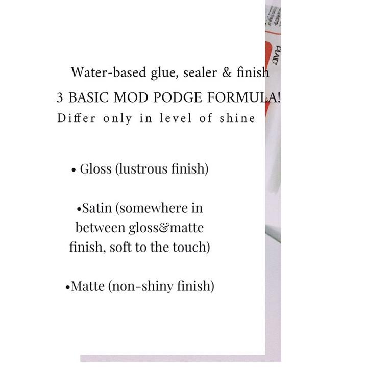 

Best - Mod Podge Gloss & Modpodge Matte tester repack varnish gloss glossy varnish clay decoupage glue .,
