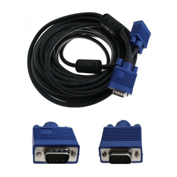 Kabel VGA 10 Meter - Kabel VGA male to male kepala BIRU