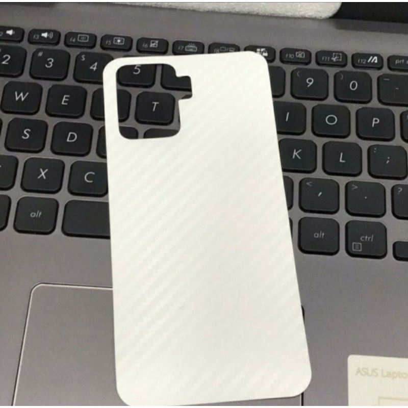 oppo Reno 4F Reno 5F skin carbon anti gores belakang karbon