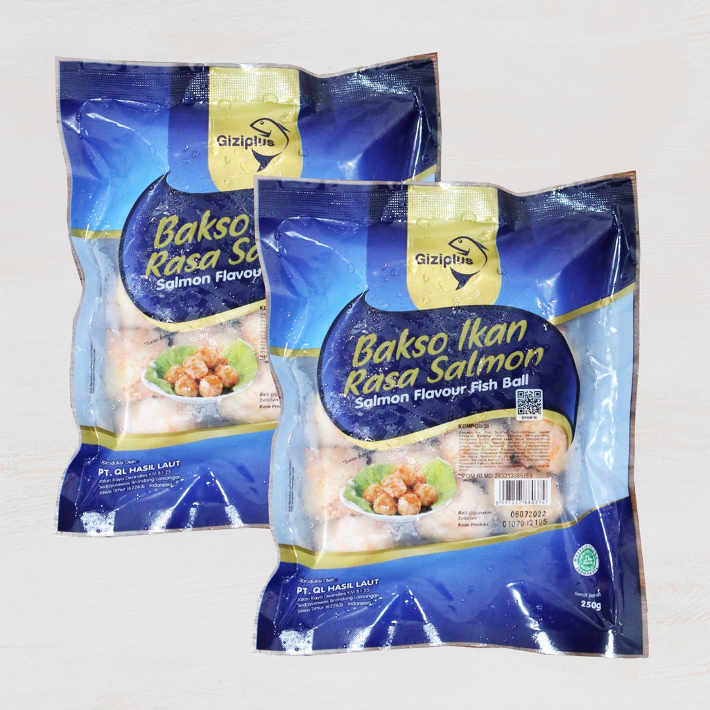 

Bakso ikan rasa salmon giziplus 250gr