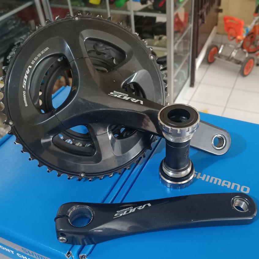 Crank Sora R3000 Triple 50/39/30 Include BB Shimano