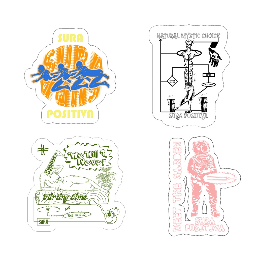 Sticker Pack (tři) Sura Positiva