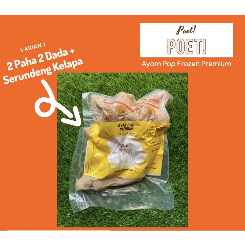 

Ayam Pop Frozen | 2 Paha 2 Dada + Serundeng Kelapa
