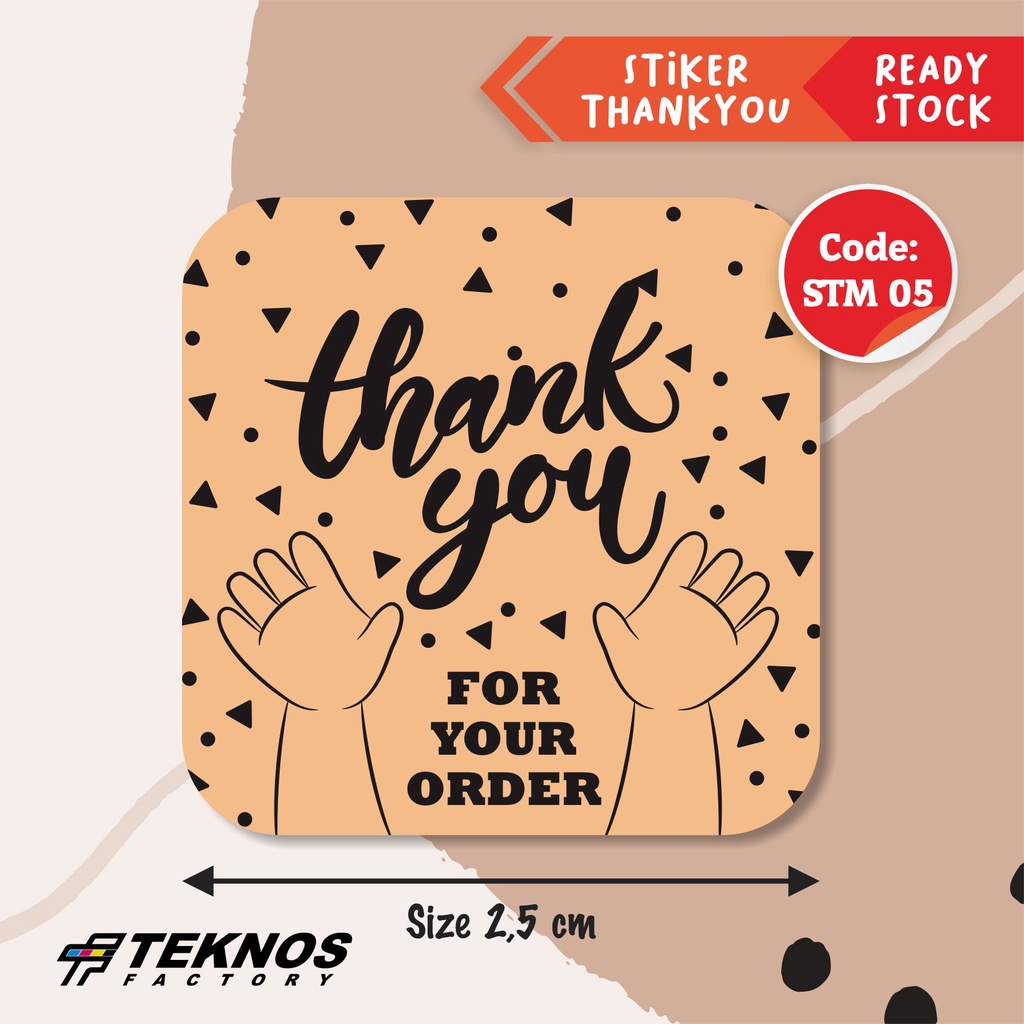 

STIKER THANK YOU KRAFT KOTAK ROUND KRAFT STM 05 [30 PCS]