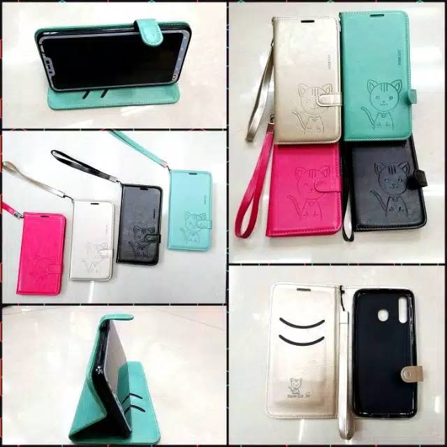 Casing Flip Flip Case Samsung A50/A80 Leather Berkualitas Super