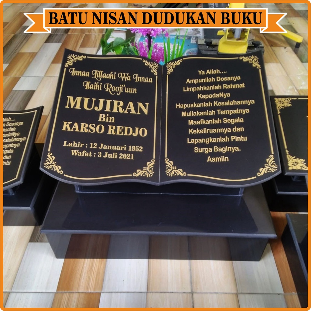 BATU NISAN + DUDUKAN FULL GRANIT