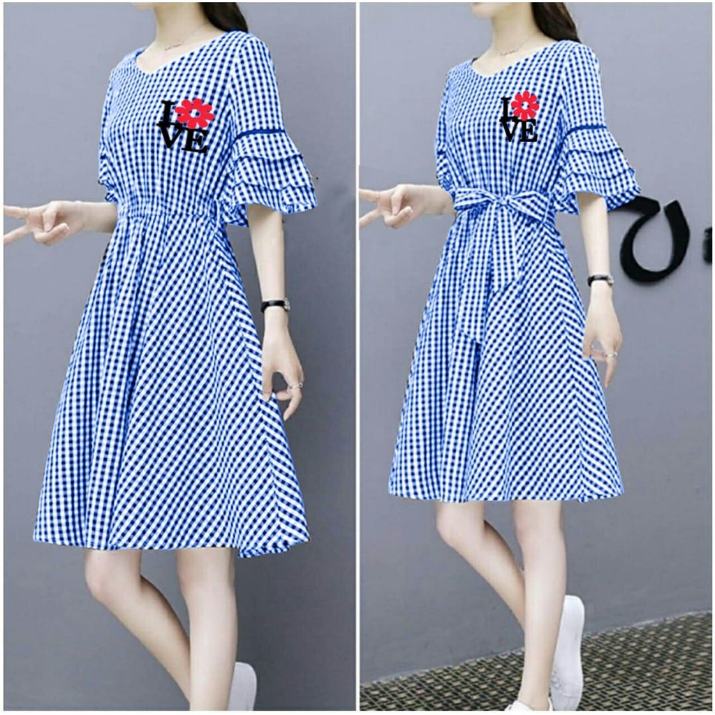 dress flowlove /dress kekinian/dress/dress terbaru/model viral/baju wanita terbaru/baju wanita ter v