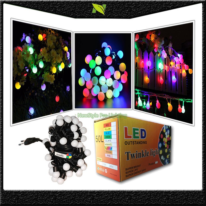 LAMPU NATAL TUMBLR ANGGUR kelereng hias led bulat bola LAMPU NATAL TUMBLR ANGGUR kelereng hias led bulat bola