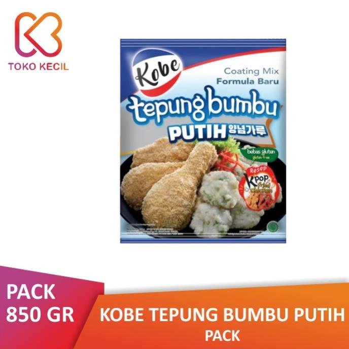 

[PACK] KOBE Tepung Bumbu Putih 850gr