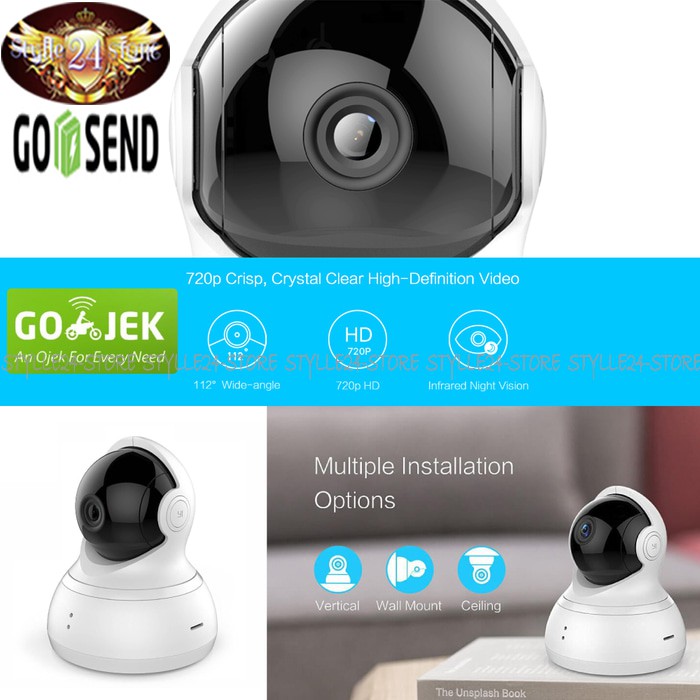 Xiaomi Yi Dome Camera Smart IP Camera 360 CCTV International Version