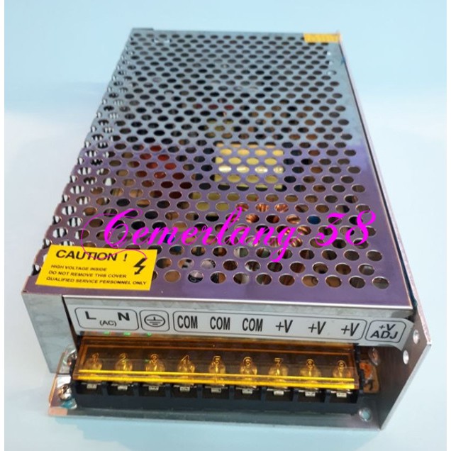 Switching Power Supply 12V 21A TANPA KIPAS / FAN