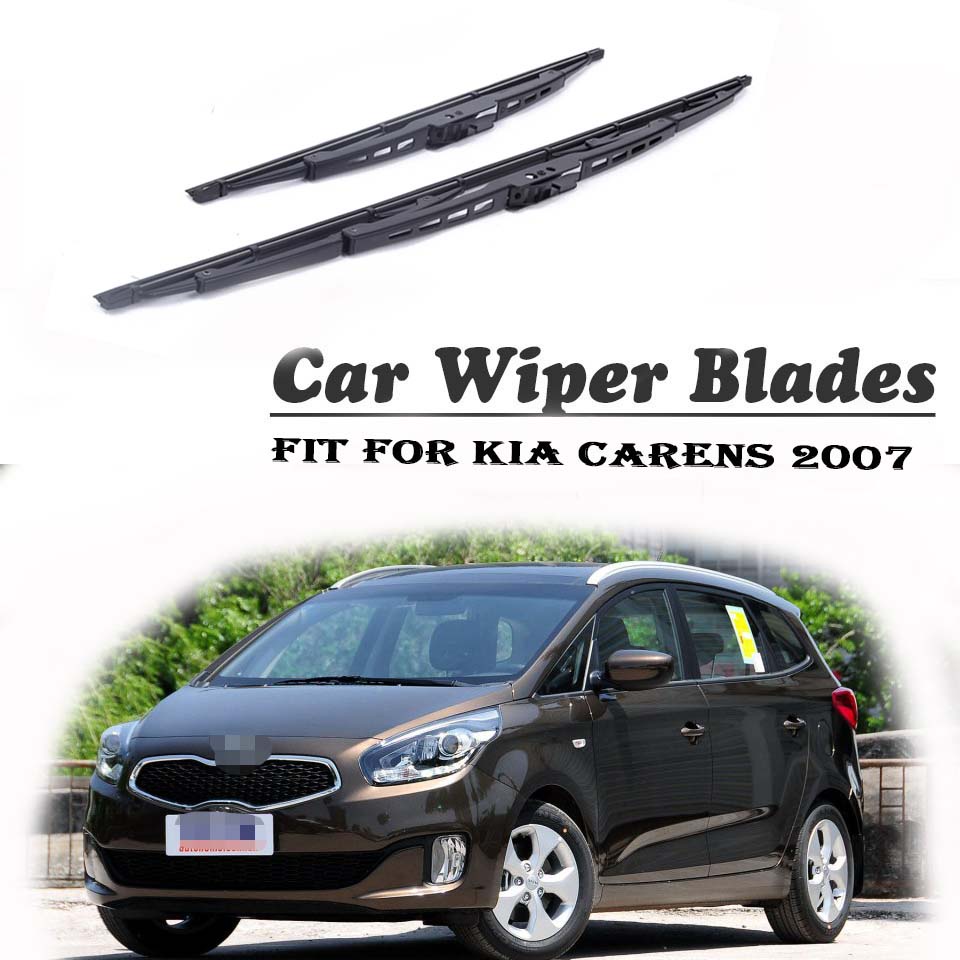 1 Set Karet Wiper Kaca Depan Mobil Untuk Kia Carens Rondo 2012 2011 2010 2009-2006
