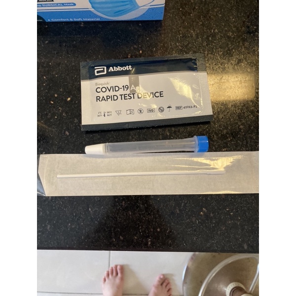 abbott nasal bioquick antigen swab ecer 1 set