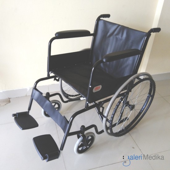 Kursi Roda / Wheelchair GEA FS 875 / FS875 / FS-875 - Kursi Roda Rumah Sakit Kuat Hingga 100kg