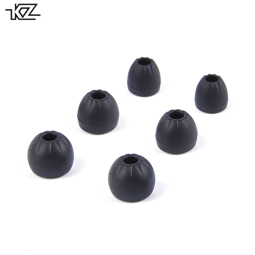 Kz 3 Pasang ear tips Karet Ukuran SML Untuk ZST ZSN ZS10 Pro