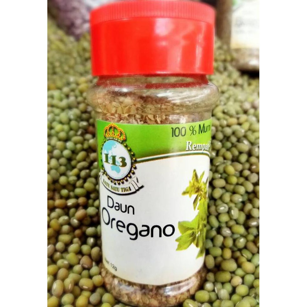 

BERKUALITAS! BUMBU MASAK BUBUK KERING DAUN OREGANO 113 ( SATU SATU TIGA )