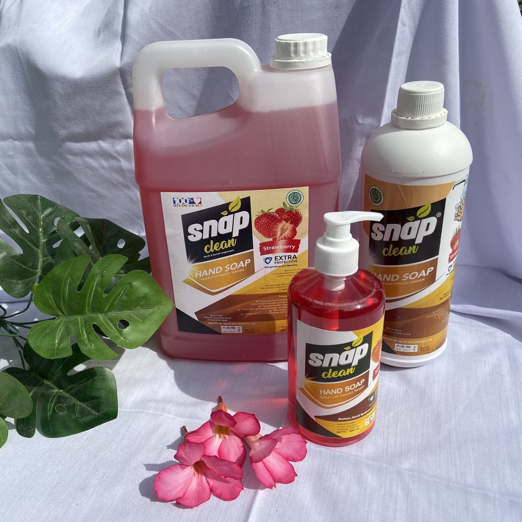 Snap Clean Hand Soap (Sabun Cuci Tangan)  500 ML