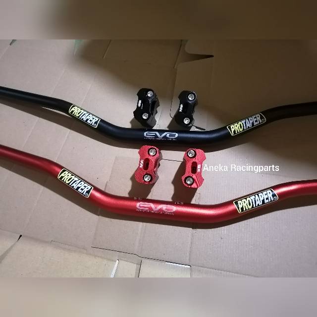 Stang protaper carmichael evo low set raiser klx crf vixion tiger dll / stang fatbar protaper evo low