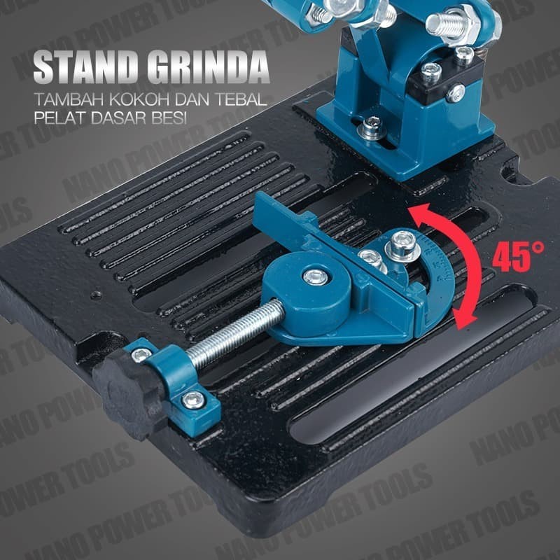 STAND GERINDA MAILTANK SH60 DUDUKAN MESIN GERINDA TANGAN STAND ANGLE DISC GRINDER GRINDA