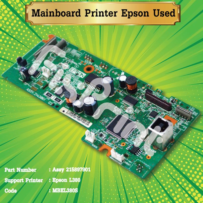 Mainboard Printer Epson L380 Logic Board Motherboard L-380 Original FSB1431